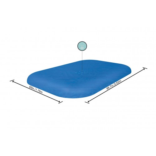 Pool cover 262x175x51 cm BESTWAY