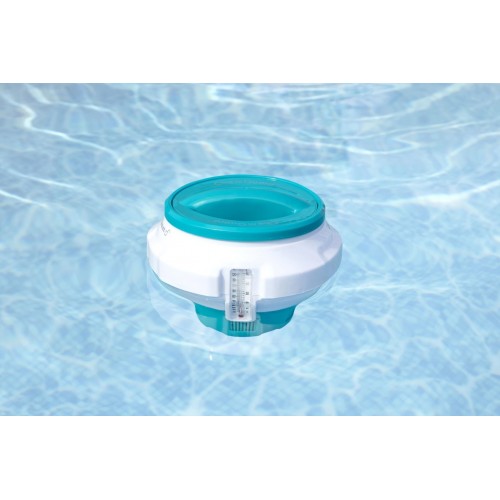 BESTWAY Pool Water Chemical Dispenser Float with Thermometer