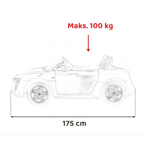 Audi Spyder R8 LIFT vehicle STRONG White