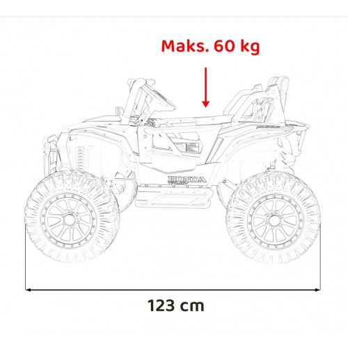 HONDA 4x4 Off-Road Vehicle Blue