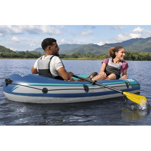 TREK X2 inflatable boat, 232 cm x 118 cm + BESTWAY accessories