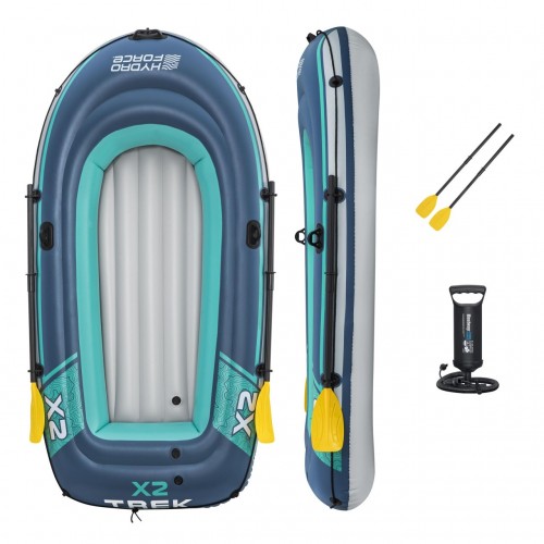 TREK X2 inflatable boat, 232 cm x 118 cm + BESTWAY accessories