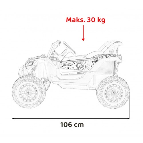 Buggy ATV Defend 4x4 Purple KUROMI License