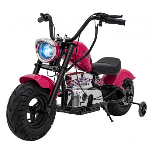 Motorcycle Chopper Warrior vehicle Pink