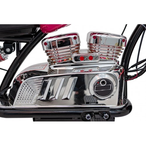 Motorcycle Chopper Warrior vehicle Pink