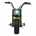 Motorcycle Chopper Warrior vehicle Green