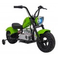 Motorcycle Chopper Warrior vehicle Green