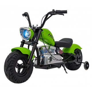 Motorcycle Chopper Warrior vehicle Green