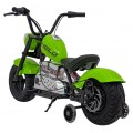 Motorcycle Chopper Warrior vehicle Green