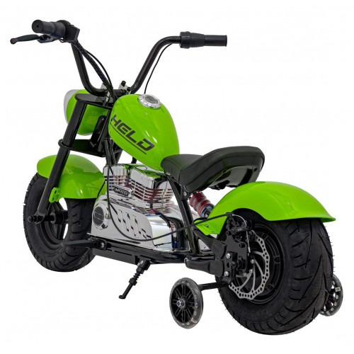 Motorcycle Chopper Warrior vehicle Green