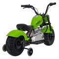 Motorcycle Chopper Warrior vehicle Green