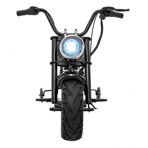 Motorcycle Chopper Warrior vehicle Black