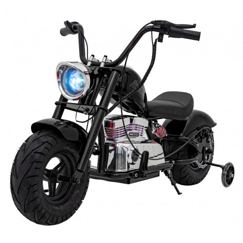 Motorcycle Chopper Warrior vehicle Black