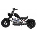 Motorcycle Chopper Warrior vehicle Black