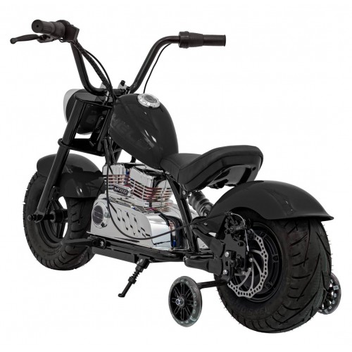 Motorcycle Chopper Warrior vehicle Black