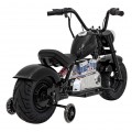 Motorcycle Chopper Warrior vehicle Black