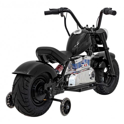 Motorcycle Chopper Warrior vehicle Black