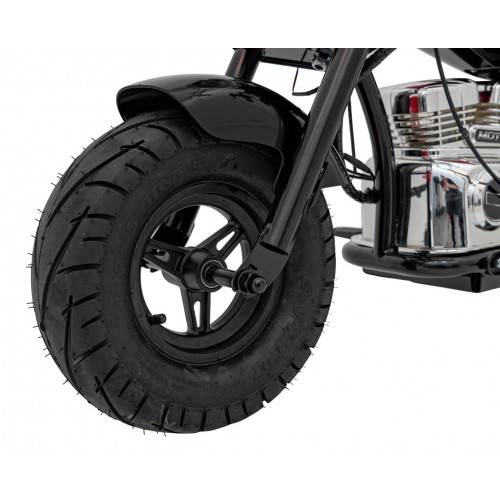 Motorcycle Chopper Warrior vehicle Black