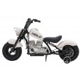 Motorcycle Chopper Warrior vehicle White