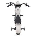 Motorcycle Chopper Warrior vehicle White