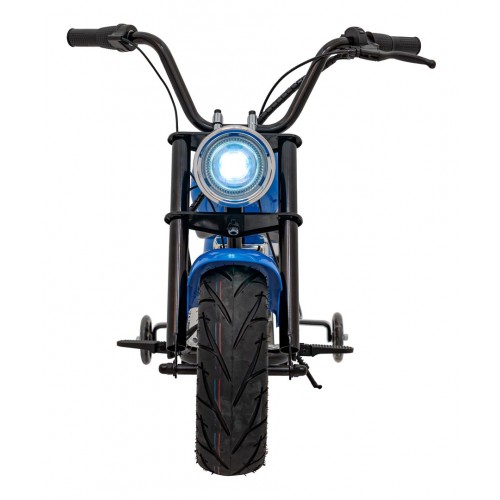 Motorcycle Chopper Warrior vehicle Blue