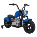 Motorcycle Chopper Warrior vehicle Blue