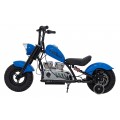 Motorcycle Chopper Warrior vehicle Blue