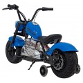 Motorcycle Chopper Warrior vehicle Blue