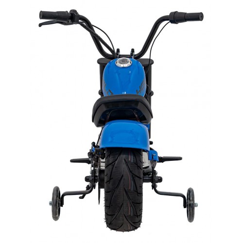 Motorcycle Chopper Warrior vehicle Blue