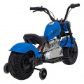 Motorcycle Chopper Warrior vehicle Blue