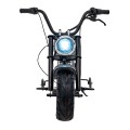 Motorcycle Chopper Warrior vehicle Grey