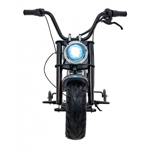 Motorcycle Chopper Warrior vehicle Grey