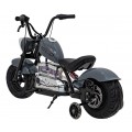 Motorcycle Chopper Warrior vehicle Grey