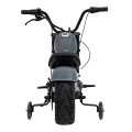 Motorcycle Chopper Warrior vehicle Grey