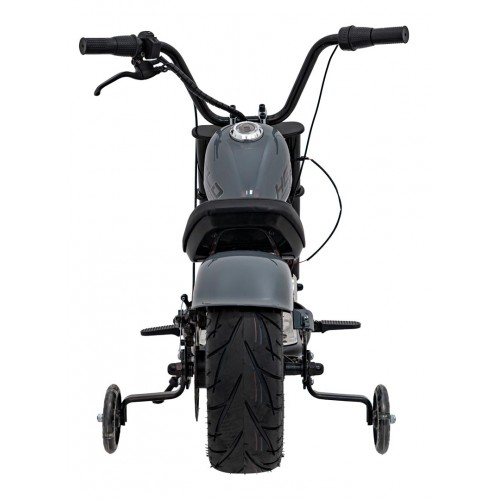 Motorcycle Chopper Warrior vehicle Grey