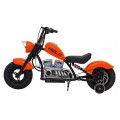 Motorcycle Chopper Warrior vehicle Orange