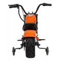 Motorcycle Chopper Warrior vehicle Orange