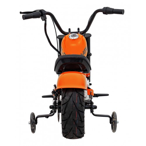 Motorcycle Chopper Warrior vehicle Orange