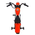 Motorcycle Chopper Warrior vehicle Orange