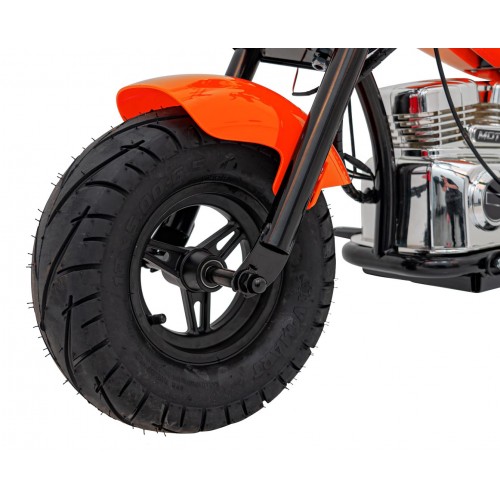 Motorcycle Chopper Warrior vehicle Orange