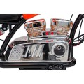 Motorcycle Chopper Warrior vehicle Orange