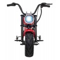 Motorcycle Chopper Warrior vehicle Red