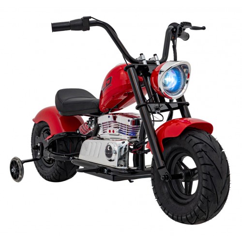 Motorcycle Chopper Warrior vehicle Red