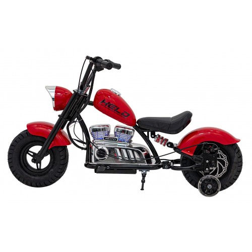 Motorcycle Chopper Warrior vehicle Red