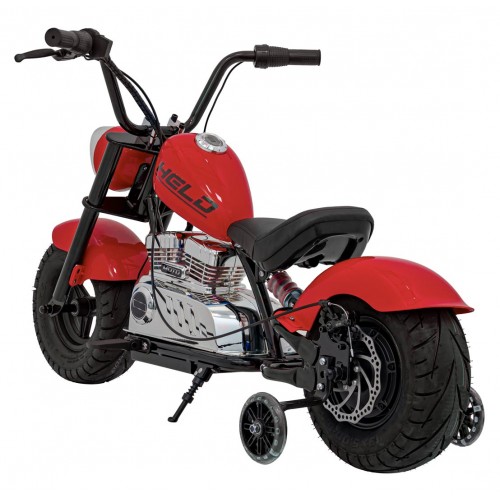 Motorcycle Chopper Warrior vehicle Red