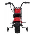 Motorcycle Chopper Warrior vehicle Red