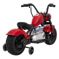 Motorcycle Chopper Warrior vehicle Red