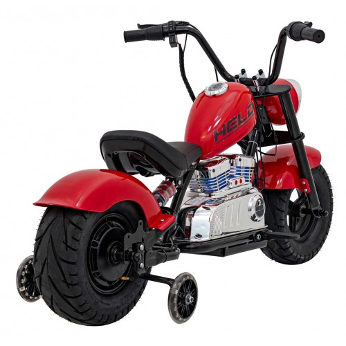 Motorcycle Chopper Warrior vehicle Red