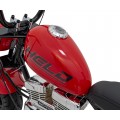 Motorcycle Chopper Warrior vehicle Red