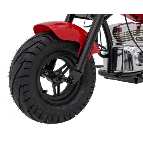 Motorcycle Chopper Warrior vehicle Red